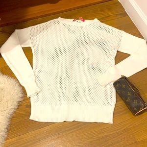 Donating Crochet crew neck sweater